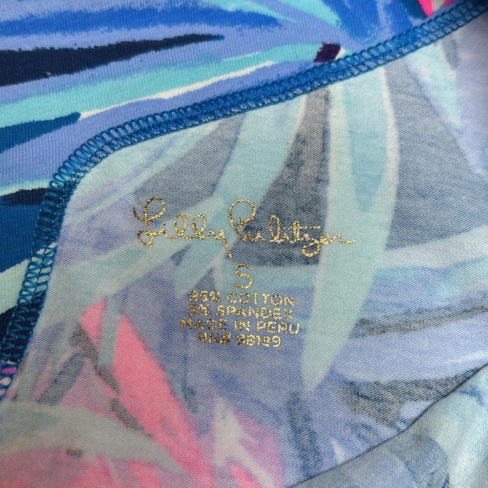 Lilly Pulitzer Waverly Top in Mr Peacock B Tweethearts Print Size S - Picture 12 of 16